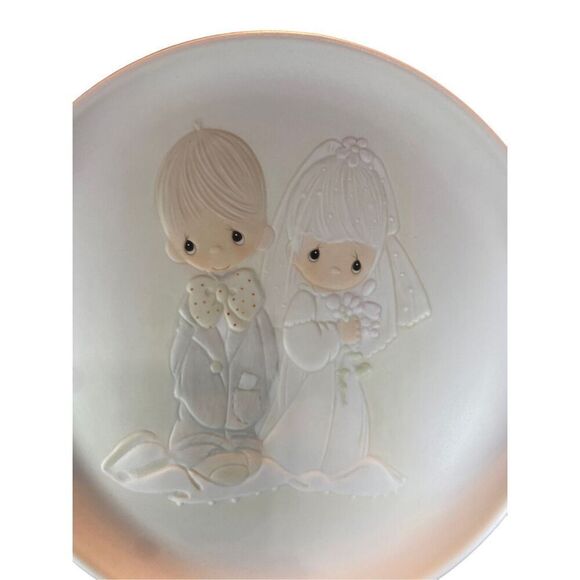 Vintage Precious Moments The Lord Bless You And Keep You Plate - Picture 2 of 8